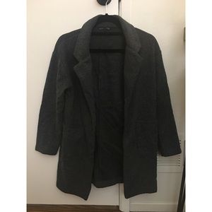 ZARA dark grey blazer coat
